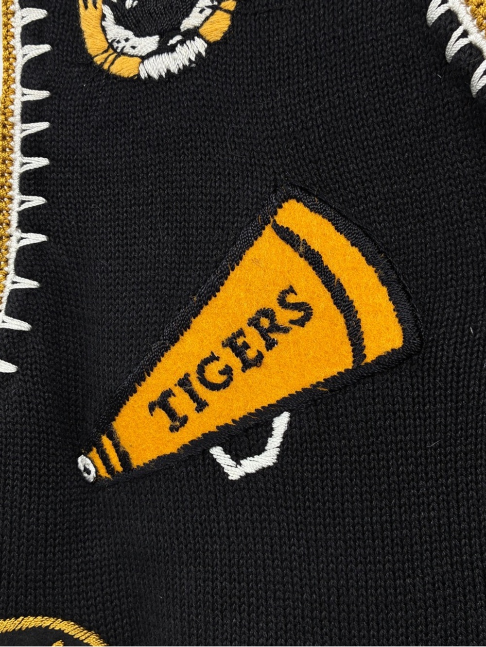 Missouri Tigers MU Vintage Womens Castles Sport Sweater Vest Embroidered Large - Picture 4 of 10